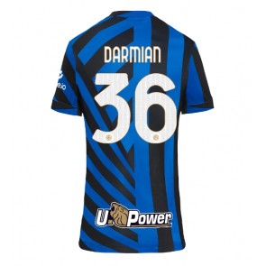 Billiga Inter Milan Matteo Darmian #36 Hemmatröja Dam 2024-25 Kortärmad